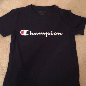 Navy champion t shirt